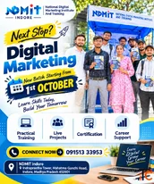 Next Stop Digital Marketing Course in Indore - New Batch Starting 1st October