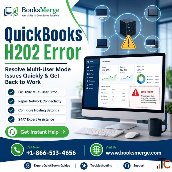 QuickBooks error H202 multi-user mode