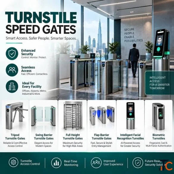 AI-Powered Turnstile Speed Gates for Safer UAE Educational Institutions