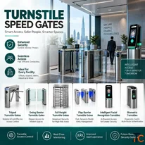 AI-Powered Turnstile Speed Gates for Safer UAE Educational Institutions