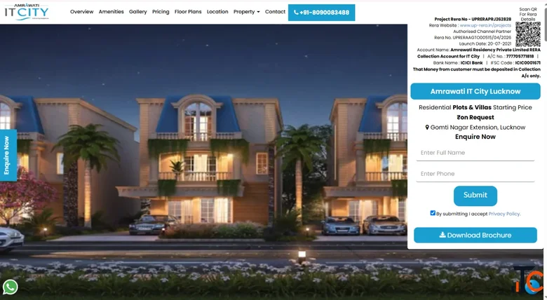 Amrawati IT City Modern Residential Plots in Lucknow