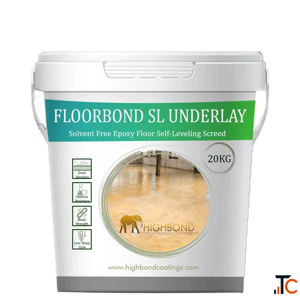 FLOORBOND SL UNDERLAY - Solvent-Free Epoxy Self-Leveling Floor Screed - 80KG Kit