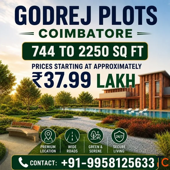 Godrej Plots Coimbatore - New Updates for Property Investors