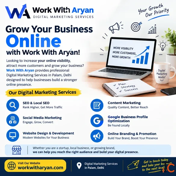 Grow Your Business Online with WorkWithAryan