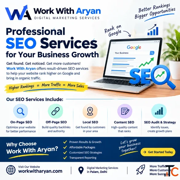 Grow Your Business Online with WorkWithAryan