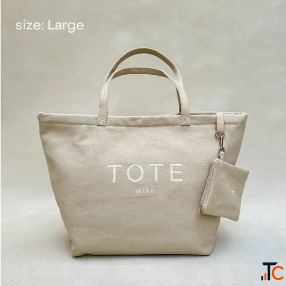 Printed Tote Bags in Premium Canvas - Akiiko