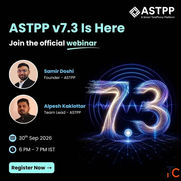 Happening Today Join the ASTPP v7.3 Launch Webinar