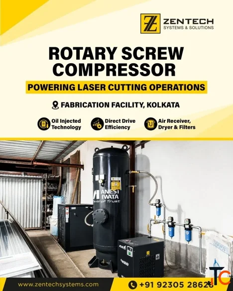 Screw Compressors for Industrial Applications - Zentech Systems