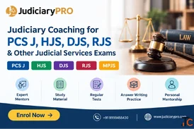 Judiciary Coaching for PCS J HJS DJS RJS Other Judicial Services Exams