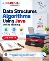 Data Structures Algorithms Using Java Online Training - Strengthen Problem-Solving Skills - NareshIT