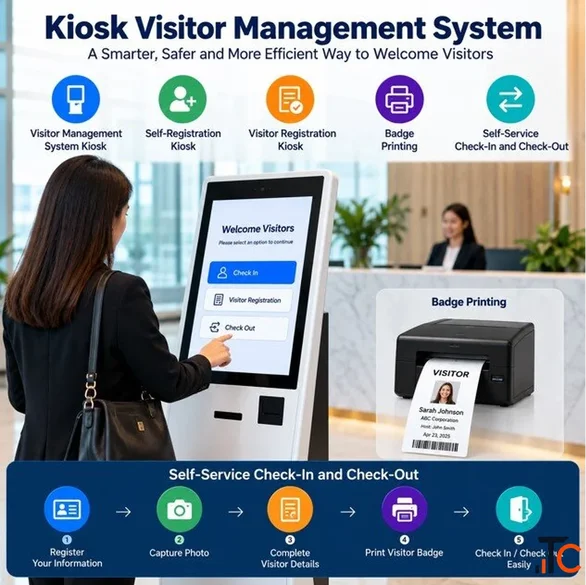 Elevate UAE Workplace Security with Kiosk Visitor Management