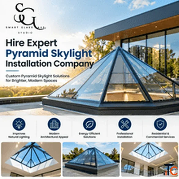Pyramid Skylight Installation Company Smart Glass Studio