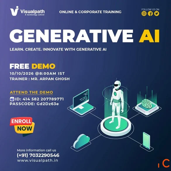 Join Generative AI Online Training Free Demo - Oct 10th