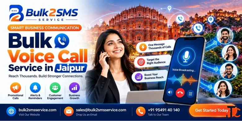 Go Beyond Text with Bulk Voice Call Service Provider in Jaipur Rajasthan
