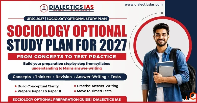 Sociology Optional Study Plan for UPSC 2027 From Concepts to Test Practice