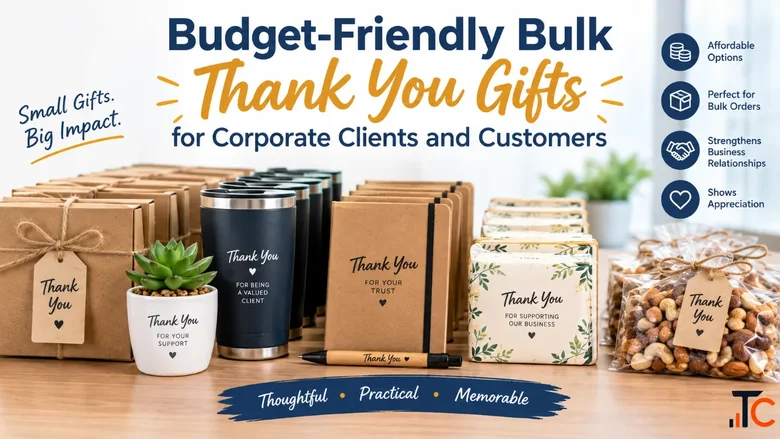 Budget-Friendly Bulk Thank You Gifts for Corporate Clients and Customers