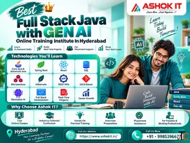 Best Full Stack Java with generative ai Online Training institute in hyderabad