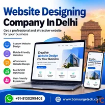 Website Designing Company In Delhi SCM Surge Tech