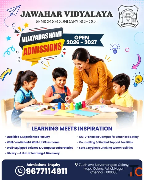Vijayadashami admission open in chennai