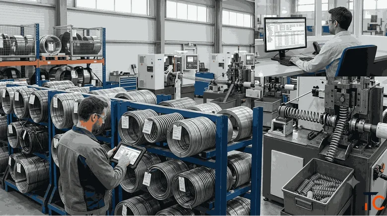 ERP Inventory Management for Spring Manufacturing
