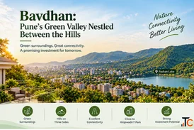 Bavdhan Pune's Green Valley Nestled Between the Hills