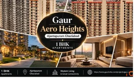Gaur Aero Heights Ajantapuram Ghaziabad - 1 BHK Apartments