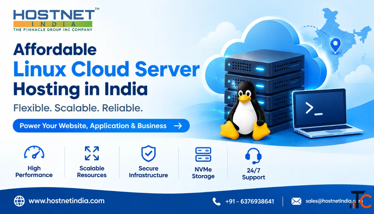 Affordable Linux Cloud Server Hosting in India Hostnet India ...