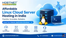 Affordable Linux Cloud Server Hosting in India Hostnet India