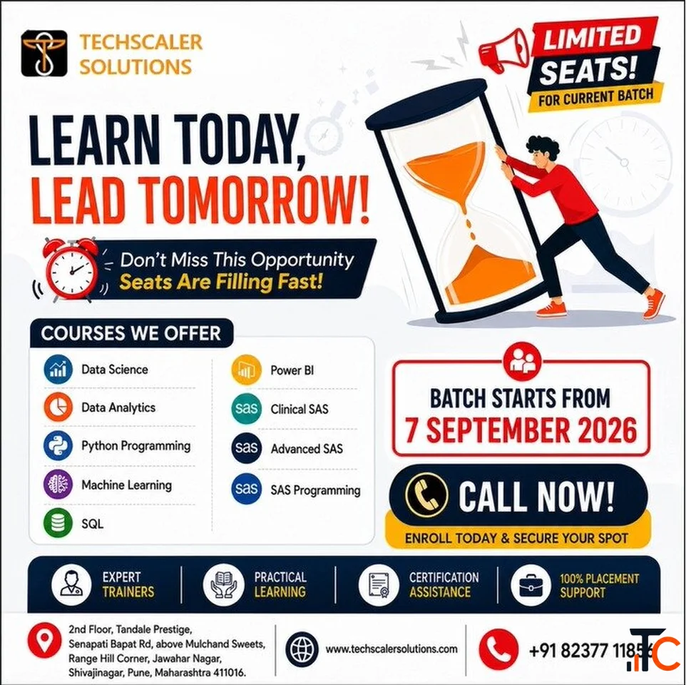 Machine Learning For Experiments Best Data Science Training Institute in Pune Techscaler Solutions ...