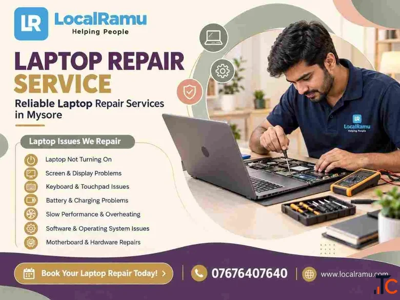 Modern Laptop Repair Service in Mysore by LocalRamu Services