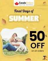 Final Days of Summer Sale - 50 OFF Pet Care Essentials