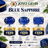 Natural Blue Sapphire in Chennai Neelam JoyoGems