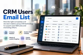CRM Users Email List for B2B Sales Marketing