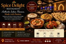 Spice Delight Restaurant Bar - Best Indian Restaurant Takeaway in Halifax HX1