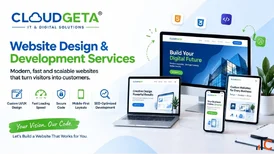 CloudGeta Website Design Development Services for Growing Brands