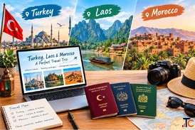 Turkey Laos and Morocco A Travel Route Filled with Culture and Adventure