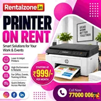 Rent a printer on start at rs.999- Mumbai Vashi Navimumbai