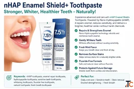nHAP Enamel Shield Toothpaste - Repair Whiten Protect Teeth Naturally