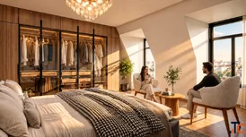 Luxury Bedroom Interior Design Photorealistic 3D Rendering Architectural Visualization Services