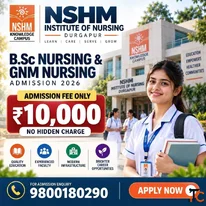 B.Sc Nursing GNM Admission 2026 - NSHM Durgapur