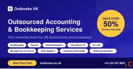 Outsourced Accounting Bookkeeping Services for UK Firms and Businesses Outbooks