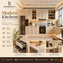 Modern Luxury Kitchen Design in Bangalore Bohnucci