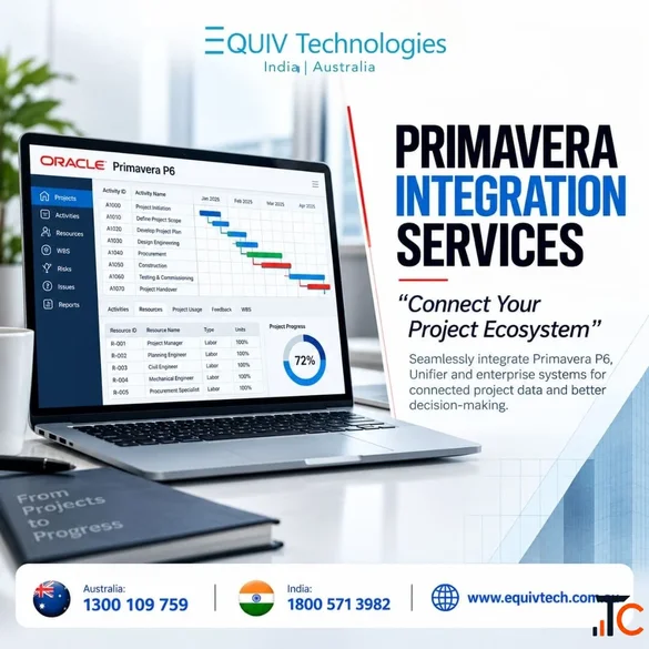Primavera P6 Implementation Services India Australia