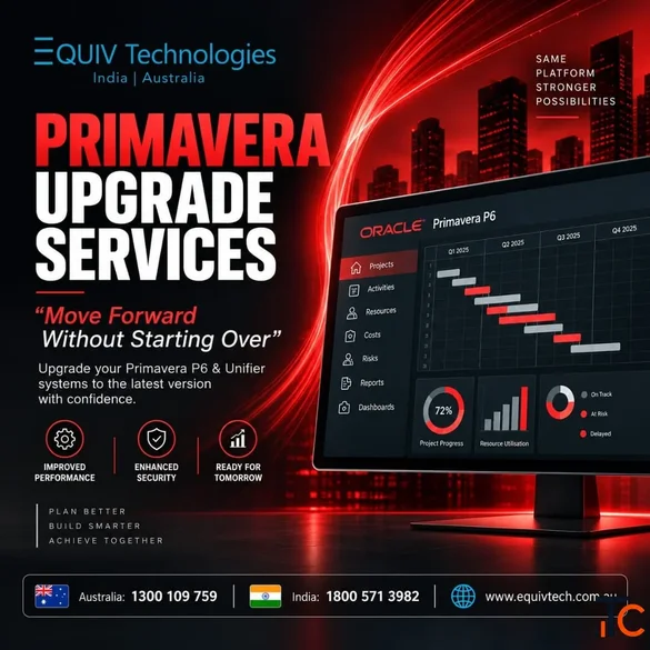 Primavera P6 Implementation Services India Australia