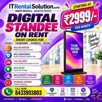 standee on rent on rent price start Rs.2999- Mumbai Vashi Belapur Navi Mumbai
