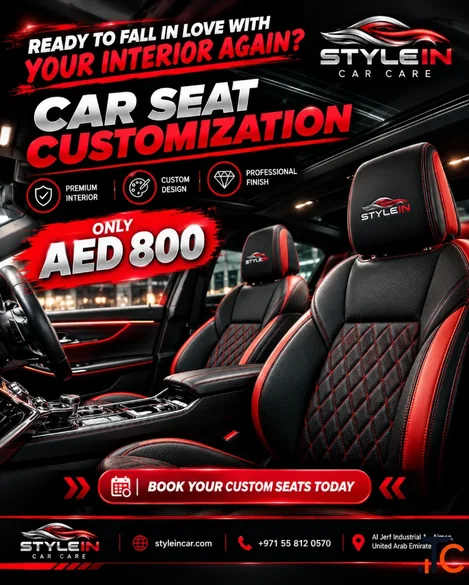 Car Seat Change Just AED 800 in Ajman - Premium Car Interior Upgrade