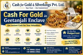 Cash For Gold in Geetanjali Enclave With Instant Cash