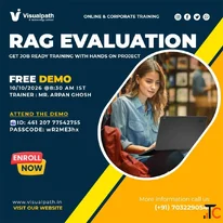 Join RAG Evaluation Online Training Free Demo on Oct 10th