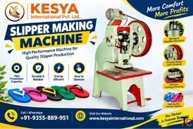 Chappal slipper making machine kesya international
