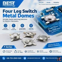 Four-Leg Metal Dome Switch Durable Tactile Dome Solutions